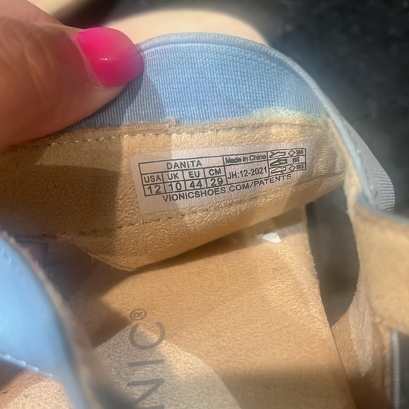 Women's Blue Vionic Sandals - Picture 8 of 8